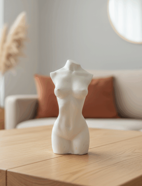 Mini Boy Gövde Heykeli, Kadın Torso Heykeli