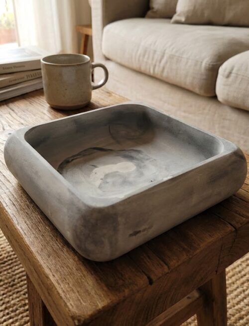 Kare Oval Dekoratif Sunumluk